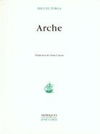 Couverture du livre « Arche » de Torga/Rosa aux éditions Corti