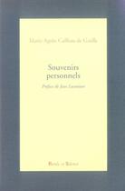Couverture du livre « Souvenirs personnels » de De Gaulle C aux éditions Parole Et Silence