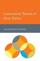 Couverture du livre « Constructivist Theories of Ethnic Politics » de Kanchan Chandra aux éditions Oxford University Press Usa