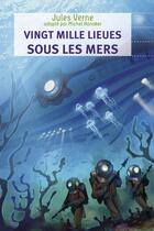 Couverture du livre « Vingt mille lieues sous les mers » de Jules Verne et Michel Honaker aux éditions Flammarion Jeunesse