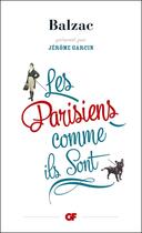 Couverture du livre « Les Parisiens comme ils sont » de Honoré De Balzac aux éditions Flammarion