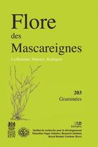 Couverture du livre « Flore des Mascareignes, la Réunion, Maurice, Rodrigues ; graminées » de  aux éditions Biotope