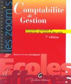 Couverture du livre « Comptabilité de gestion (7e édition) » de Beatrice Grandguillot et Francis Grandguillot aux éditions Gualino