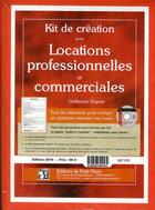 Couverture du livre « Kit de création pour locations professionnelles et commerciales » de Guillaume Duprez aux éditions Puits Fleuri