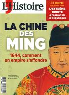 Couverture du livre « L'Histoire n°516 : La Chine des Ming - Février 2024 » de  aux éditions L'histoire