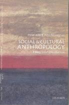 Couverture du livre « Social and Cultural Anthropology: A Very Short Introduction » de Just Peter aux éditions Oup Oxford