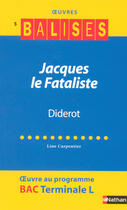 Couverture du livre « Jacques le fataliste, de Denis Diderot » de Diderot/Carpentier aux éditions Nathan