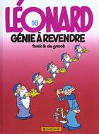 Couverture du livre « Léonard T.16 ; génie à revendre » de Bob De Groot et Turk aux éditions Lombard