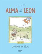 Couverture du livre « Alma et Léon : journée de pêche » de Marianne Dubuc aux éditions Mango