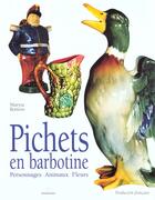 Couverture du livre « Pichets en barbotine ; personnages animaux fleurs » de Maryse Bottero aux éditions Massin