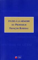 Couverture du livre « Melanges en l honneur de francois burdeau » de Collectif Litec aux éditions Lexisnexis