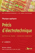 Couverture du livre « Précis d'électrotechnique ; 2ème année » de Azan aux éditions Breal