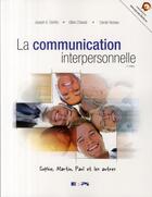 Couverture du livre « Communication interpersonnelle ; (2è édition) » de Devito/Chasse/Vezeau aux éditions Renouveau Pedagogique