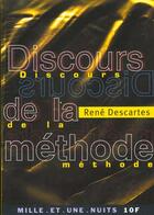 Couverture du livre « Discours de la méthode » de Rene Descartes aux éditions Fayard