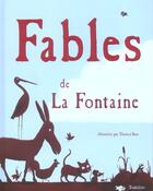 Couverture du livre « Fables de la fontaine » de Thomas Baas aux éditions Tourbillon