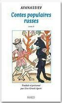 Couverture du livre « Contes populaires russes t.1 » de Alexandre Afanassiev aux éditions Imago