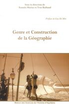 Couverture du livre « Genre et construction de la géographie » de Marius Kamala aux éditions Maison Sciences De L'homme D'aquitaine