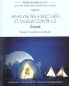 Couverture du livre « Traité de génie civil t.5 ; analyse des structures et milieux continus ; coques » de Francois Frey et Marc-Andre Studer aux éditions Ppur