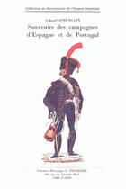 Couverture du livre « Souvenirs des campagnes d'Espagne et de Portugal » de Emmanuel-Frederic Sprunglin aux éditions Editions Historiques Teissedre