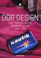 Couverture du livre « East german design » de Georg Bertsch aux éditions Taschen