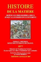 Couverture du livre « Histoire de la matière » de Patrick Pierrot aux éditions Castelli