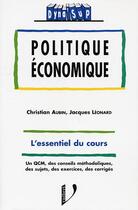 Couverture du livre « Politique economique » de Aubin C. aux éditions Vuibert