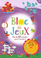 Couverture du livre « Bloc jeux plus de 80 activites pour t amuser/bloc jeux n 5 couv violette » de Piccolia aux éditions Piccolia