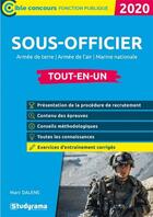 Couverture du livre « Sous-officier de l'armée (édition 2020) » de Marc Dalens aux éditions Studyrama