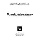Couverture du livre « Le chant des sirenes (livre cd) » de Cristina Castello aux éditions Chemins De Plume