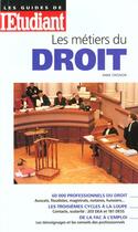 Couverture du livre « Les metiers du droit » de Anne Crignon aux éditions L'etudiant