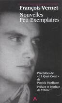 Couverture du livre « Nouvelles peu exemplaires » de Francois Vernet aux éditions Tiresias