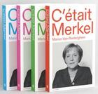 Couverture du livre « C'était Merkel » de Marion Van Renterghem aux éditions Arenes