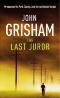 Couverture du livre « The Last Juror » de John Grisham aux éditions Random House Digital