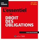 Couverture du livre « L'essentiel du droit des obligations (19e édition) » de Corinne Renault-Brahinsky aux éditions Gualino