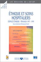 Couverture du livre « Espace ethique - ethique et soins hospitaliers » de Editions Lamarre aux éditions Lamarre