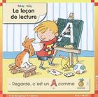 Couverture du livre « La leçon de lecture » de Pascale De Bourgoing aux éditions Calligram
