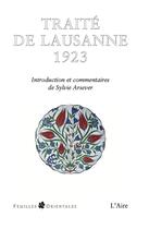 Couverture du livre « Le traité de Lausanne, 1923 » de  aux éditions Éditions De L'aire