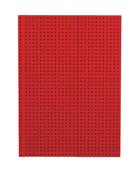 Couverture du livre « Carnet circulo rouge sur noir A5 ligné » de  aux éditions Paper Oh