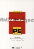 Couverture du livre « La manuel de mathématiques du pédagogue » de Alain Descaves aux éditions Hachette Education