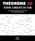 Couverture du livre « Theoreme, no 30. ecrire l'analyse de film » de Costa/Faucon aux éditions Presses De La Sorbonne Nouvelle