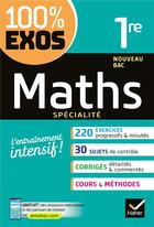 Couverture du livre « Maths (specialite) 1re - exercices resolus - premiere » de Barache/Bauer aux éditions Hatier