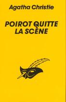 Couverture du livre « Poirot quitte la scène » de Agatha Christie aux éditions Editions Du Masque