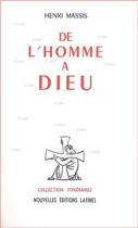 Couverture du livre « De l'homme à Dieu » de Henri Massis aux éditions Nel