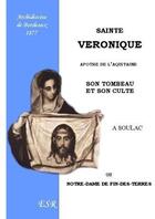 Couverture du livre « Sainte Véronique, apôtre de l'Aquitaine » de Inconnu aux éditions Saint-remi