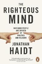 Couverture du livre « The righteous mind: why good people are divided by politics and religion » de Jonathan Haidt aux éditions Adult Pbs