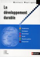 Couverture du livre « Le développement durable » de Emmanuel Arnaud aux éditions Nathan