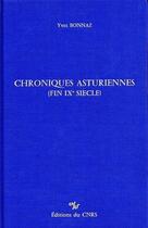 Couverture du livre « Chroniques asturiennes » de Yves Bonnaz aux éditions Cnrs