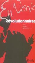 Couverture du livre « Revolutionnaires en verve » de David Alliot aux éditions Horay