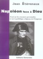 Couverture du livre « Napoléon face à dieu » de Jean Etevenaux aux éditions Osmondes