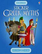 Couverture du livre « Sticker greek myths » de Lisa Jane Gillespie aux éditions Usborne